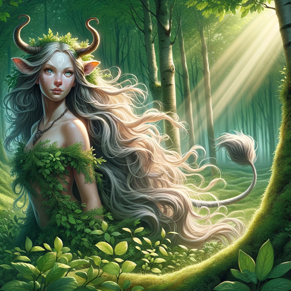 An image AI-illustration of a Huldra | Scandinavian Folklore