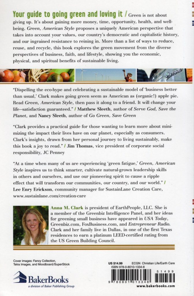 The back cover features an overview of the book as well as advance praise for the book and an introduction to the author. The text is on a white background.